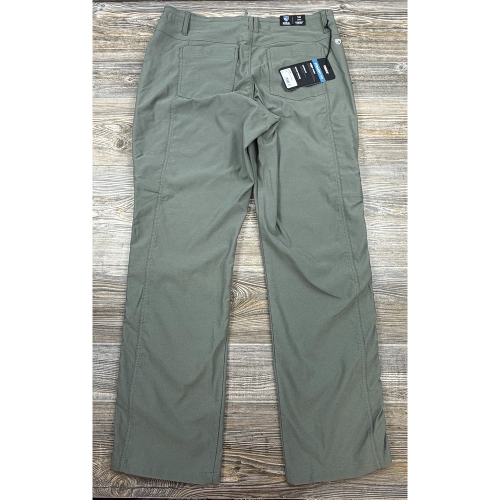 NEW  Kuhl Women's Trekr Pants‎ W/Capri Conversion Olive Green 14P Hike Gorpcore - Picture 6 of 16